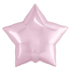 Воздушный шар 19"(48см) звезда Фольгированный AGURA розовый (Металлик), шт