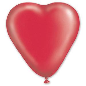 Воздушный шар 16"(40см) сердце кристалл GEMAR красный (42 Red), шт