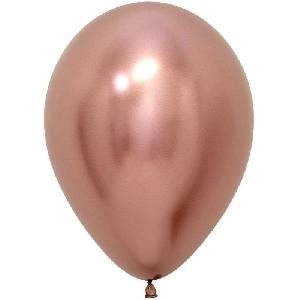 Воздушный шар 12"(30см) круглый металлик SEMPERTEX  (968 Розовое золото хром), шт