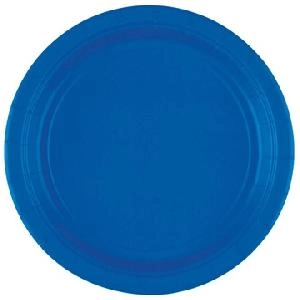 Тарелка "BRIGHT ROYAL BLUE" 17см 8шт/AMSCAN (Круглая),  шт